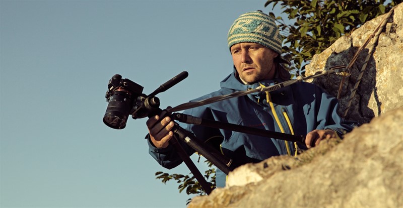 Natáčení na Brentě (base jumping)