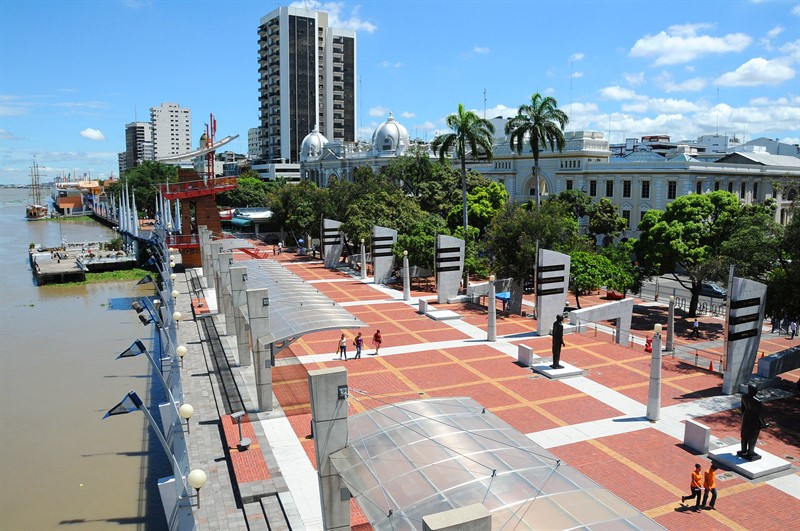 Guayaquilský Malecón po rekonstrukci | http://www.guayaquilesmidestino.com/