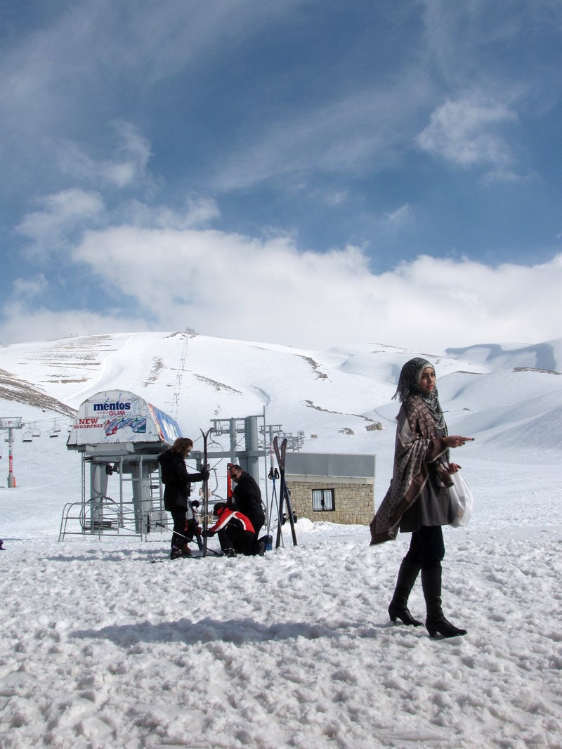 Faraya, Libanon - trochu jiná móda