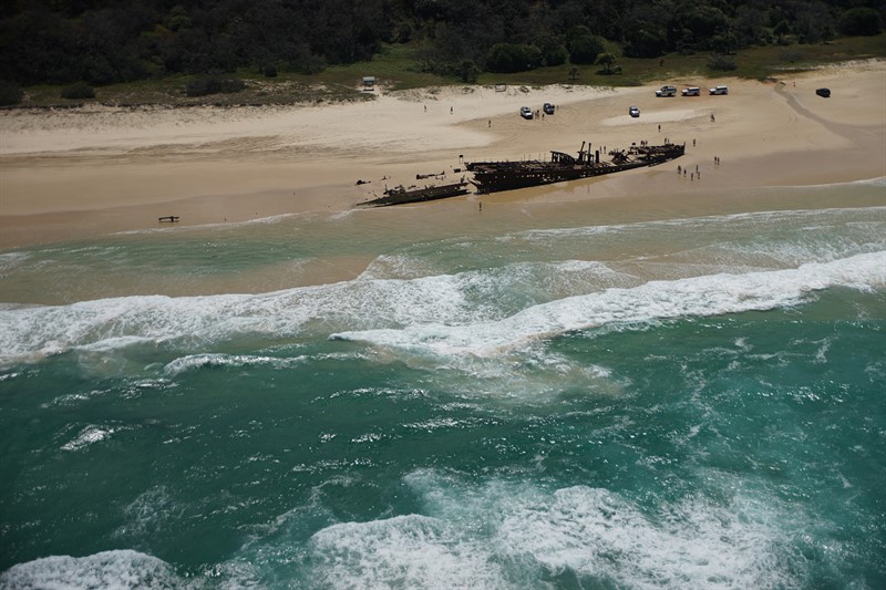 Vrak lodi Maheno, Fraser Island