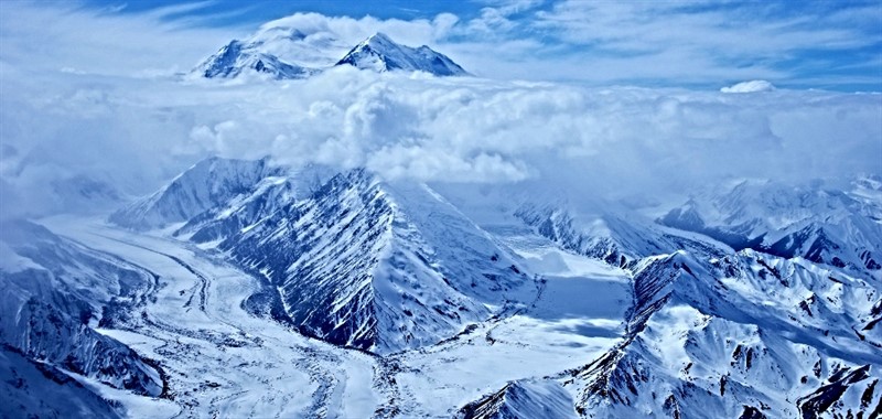 Aljaška, nejvyšší hora Sev. Ameriky Denali  6190 m