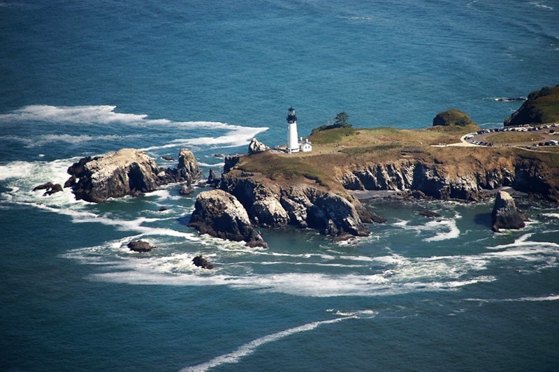 Pobřeží severní Kalifornie a Oregonu, USA